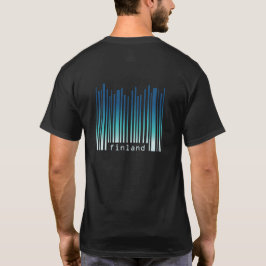 Camiseta Básica Aurora Finlândia 3 Costas Escura
