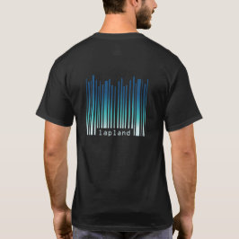 Camiseta Básica Aurora Lapland 3 Costas Escura