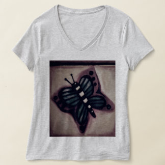 Camiseta Básica Borboleta Rústica, PEQUENA