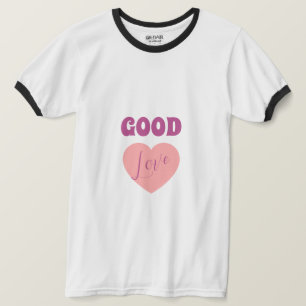 Camiseta Básica com Ribana (Preto/Branco Vibrante)