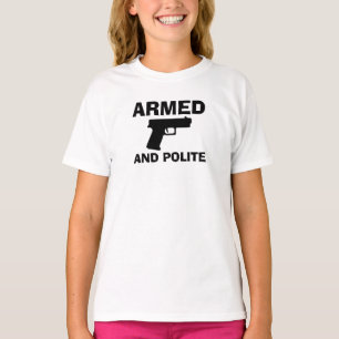 Camiseta Básica da Menina ARMADA E POLITA