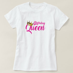 Camiseta Básica da Rainha de Aniversário