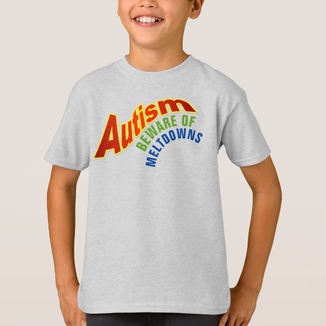 Camiseta Básica das Crianças Autismo (Frente)