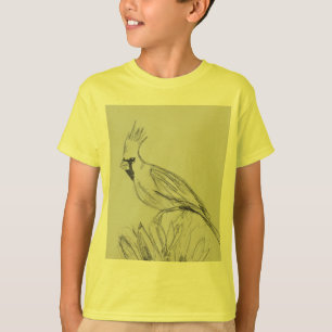 Camiseta Básica das Crianças Cardinais