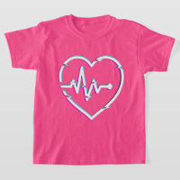 Camiseta Básica das Crianças de Verificação Cardía