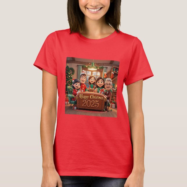 Camiseta Básica das Mulheres (Frente)