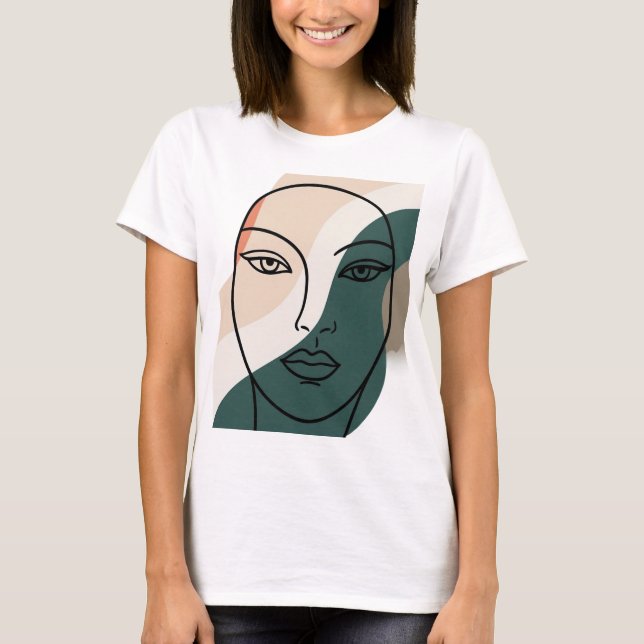 Camiseta Básica das Mulheres (Frente)