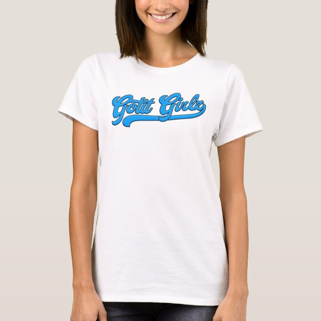 Camiseta Básica das Mulheres Gotit Girlz (Frente)