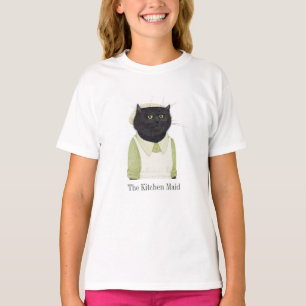 Camiseta Básica das Raparigas KITCHEN MAID CAT