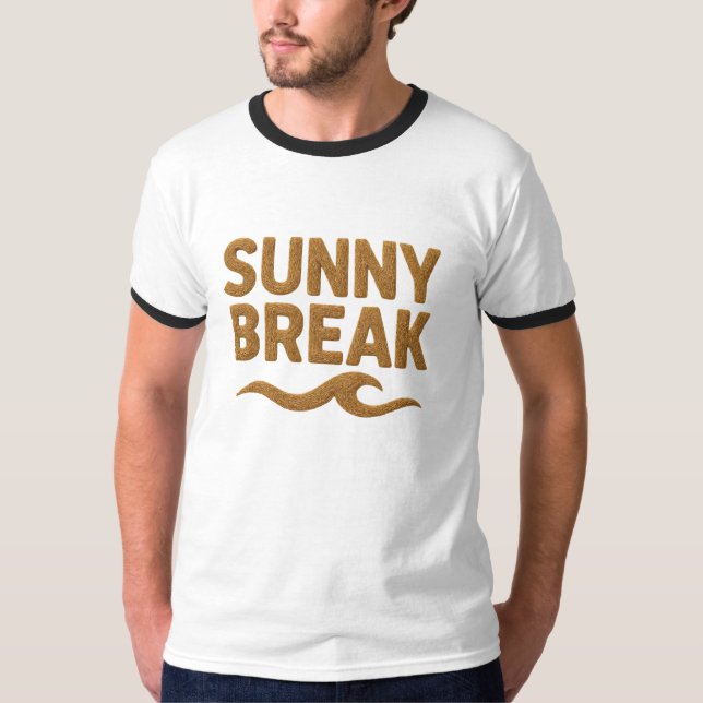 Camiseta Básica de Anel Masculina (Frente)