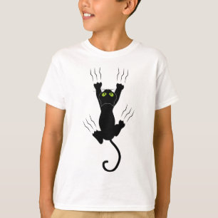 Camiseta básica de animais engraçada para gatos 