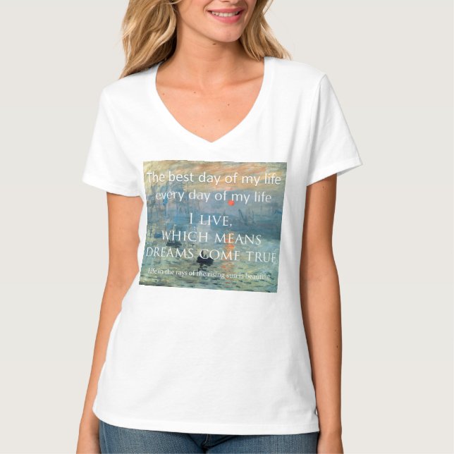 Camiseta básica de camiseta-do-pescoço-feminino (Frente)