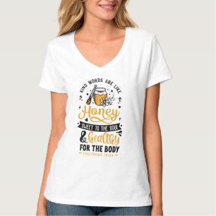 Camiseta básica de camiseta-do-pescoço-feminino