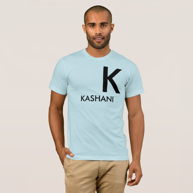 Camiseta Básica de Canvas Bella Masculina KASHANI (Frente Completa)
