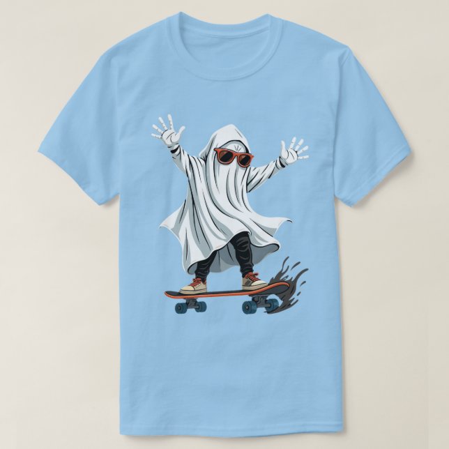 Camiseta Básica de Fantasmas Encantados (Frente do Design)