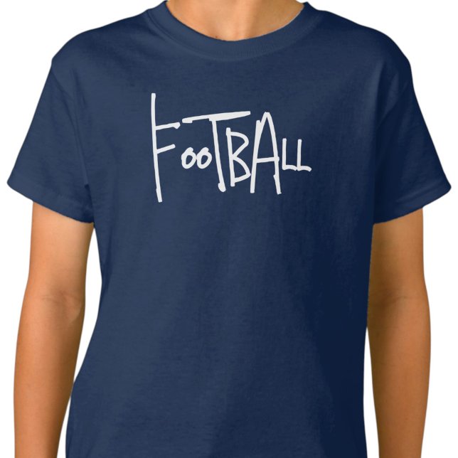 Camiseta Básica de Futebol para Crianças ISD (Criador carregado)