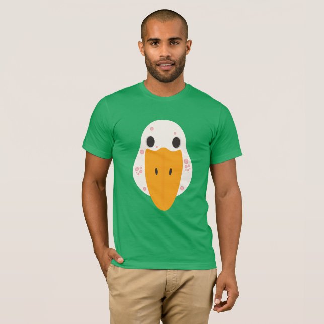 Camiseta Básica de Ganso com Espinhas (Frente Completa)