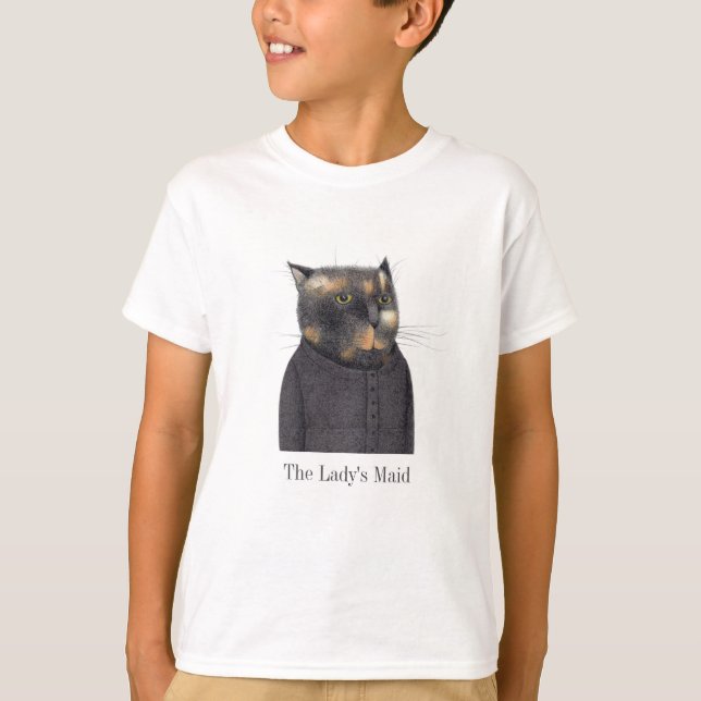 Camiseta Básica De Gato-Gato (Frente)