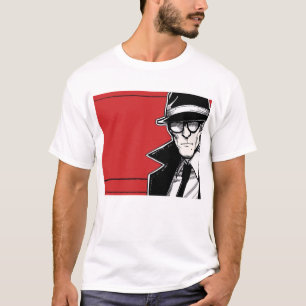 Camiseta Básica de Homens em Quadrinhos Minimalist