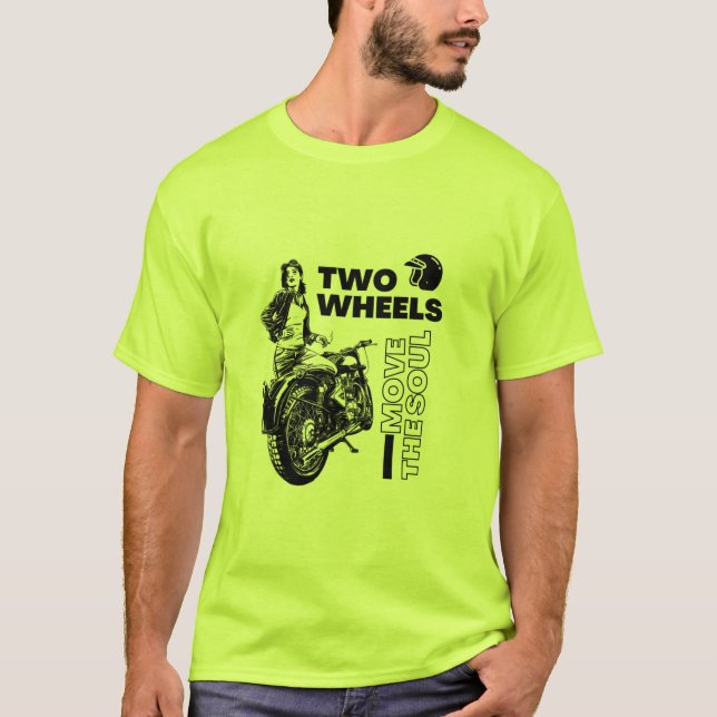 Camiseta Básica de Homens Verdes (Frente)