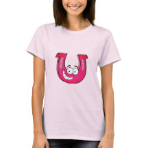 Camiseta Básica de Lançamento de Ferradura Feminin