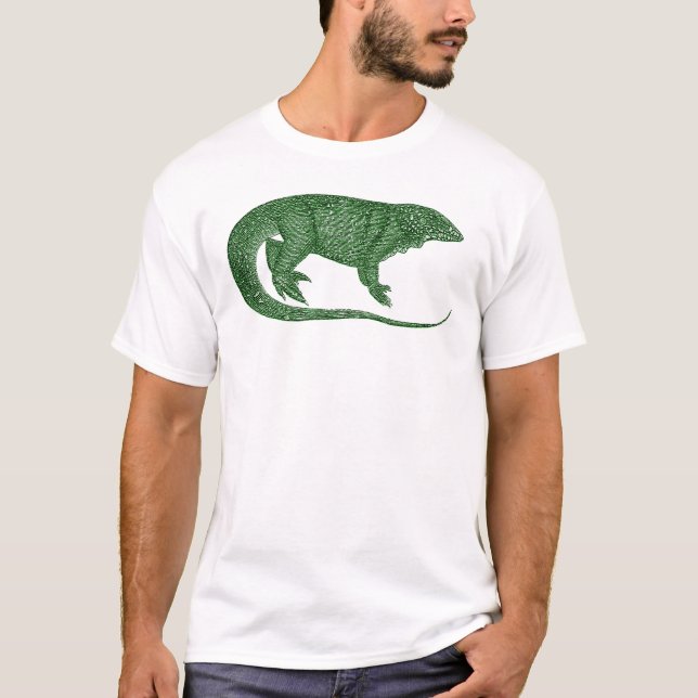 Camiseta Básica de Lizard Variegada (Frente)