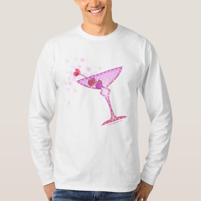 Camiseta Básica de Manga Longa - PINK MARTINI (Frente)