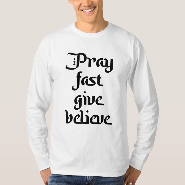 Camiseta Básica de Mangas Longas (Frente)