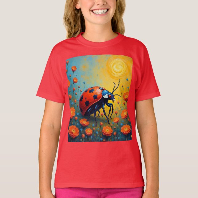 Camiseta Básica de Menina (Frente)