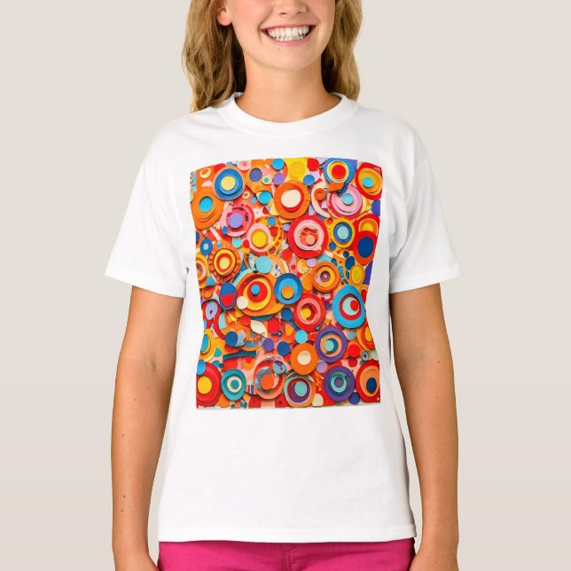 Camiseta Básica de Menina (Frente)