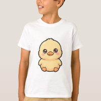 Camiseta Básica de Meninos com Patinhos Bebês Fofo