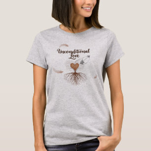 Camiseta Básica de mulheres de Amor Incondicional