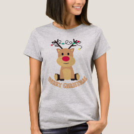 Camiseta básica de mulheres de Natal nas Cinzas