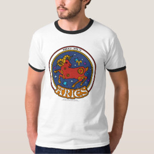 Camiseta Básica de Ringer de Camisas NP Aries
