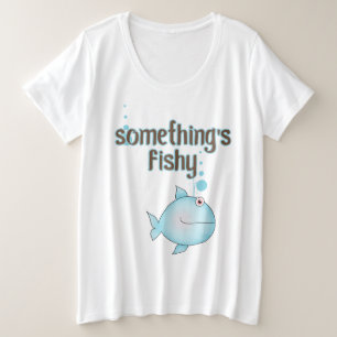 Camiseta básica de tamanho superior para mulheres