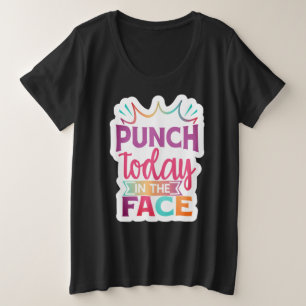 Camiseta básica de tamanho superior para mulheres