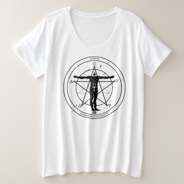 Camiseta básica de tamanho superior para mulheres (Frente do Design)