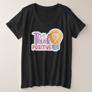 Camiseta básica de tamanho superior para mulheres