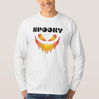 Camiseta Básica de Tipografia Assustadora de Hallo