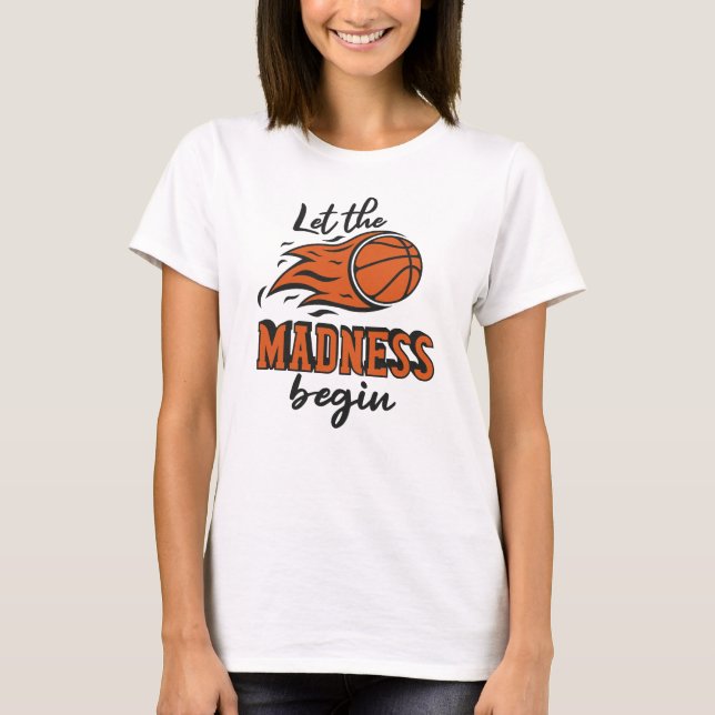 Camiseta básica de uso feminino (Frente)
