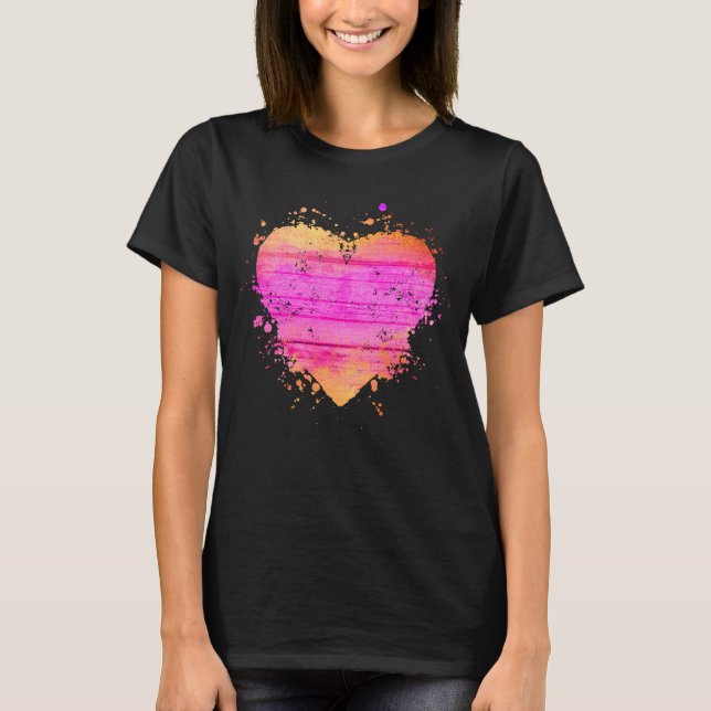 Camiseta básica de uso feminino (Frente)