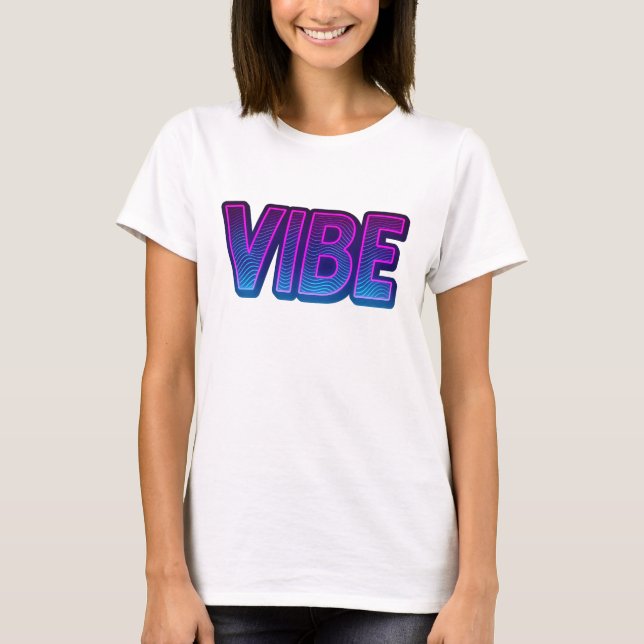 Camiseta básica de uso feminino (Frente)