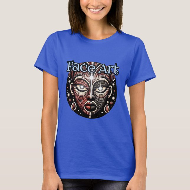 Camiseta básica de uso feminino (Frente)