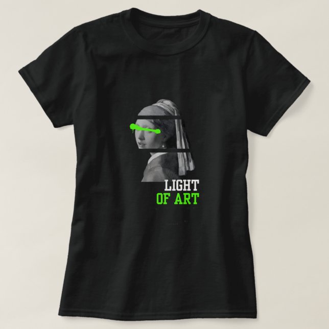 Camiseta básica de uso feminino (Frente do Design)