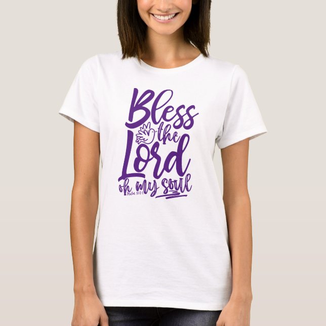 Camiseta básica de uso feminino (Frente)