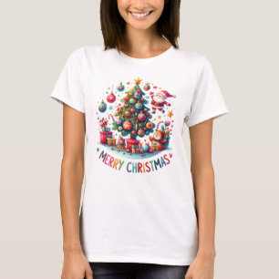Camiseta básica de uso feminino