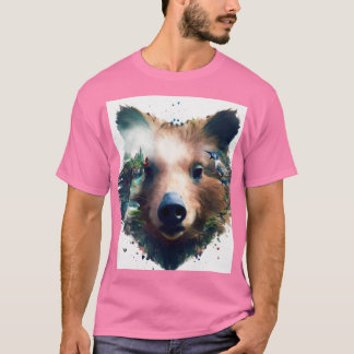 Camiseta básica de uso masculino