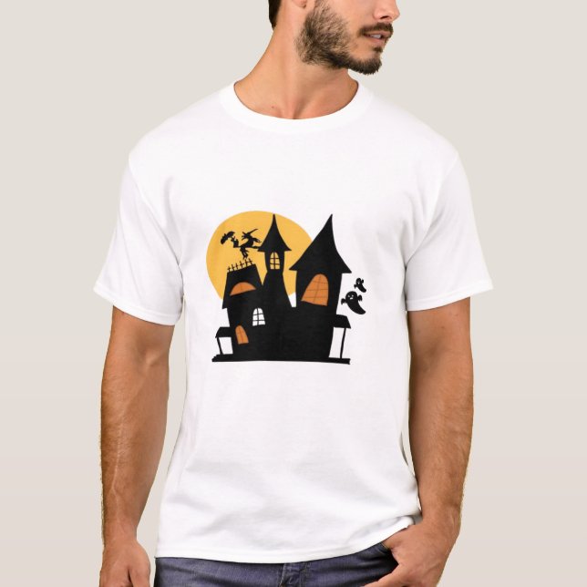 Camiseta básica de uso masculino (Frente)