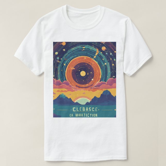 Camiseta básica de uso masculino (Frente do Design)