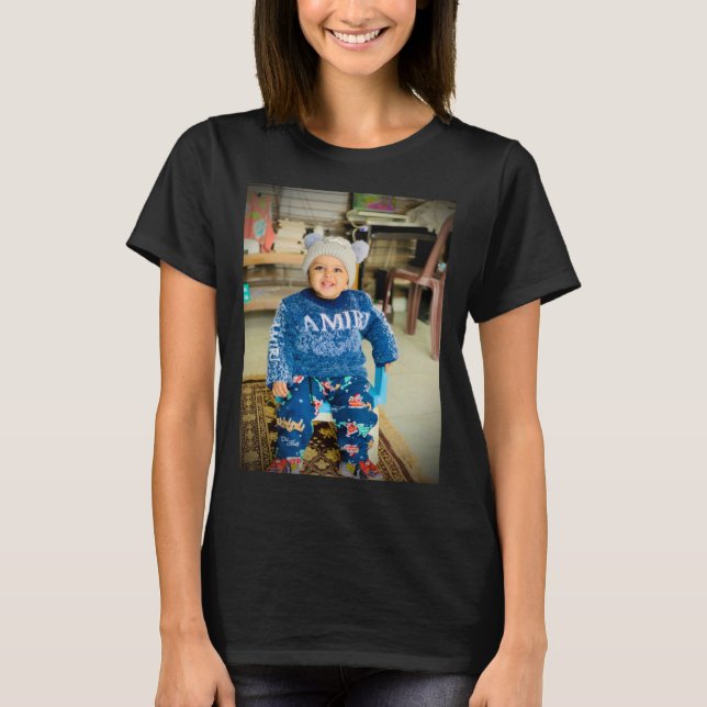 Camiseta básica de uso masculino (Frente)